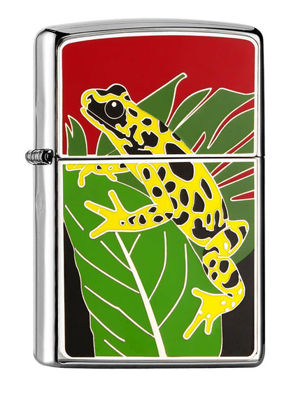 Goldenes Frosch-Emblem