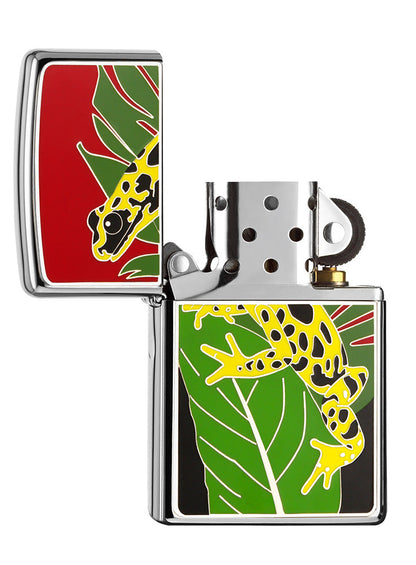 Goldenes Frosch-Emblem