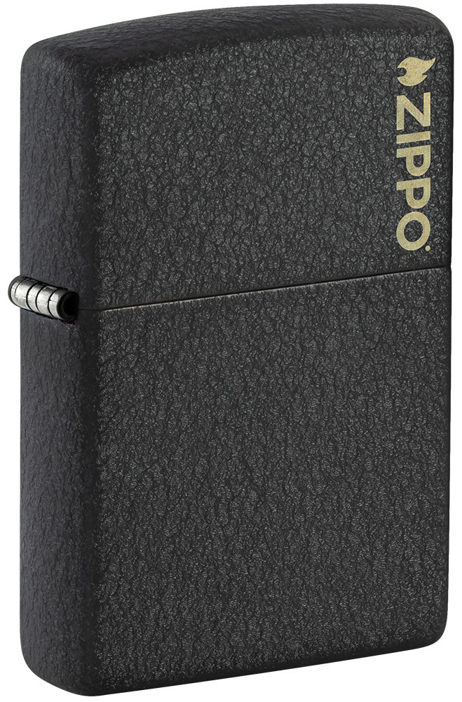 Klassisches Zippo Logo in Black Crackle®