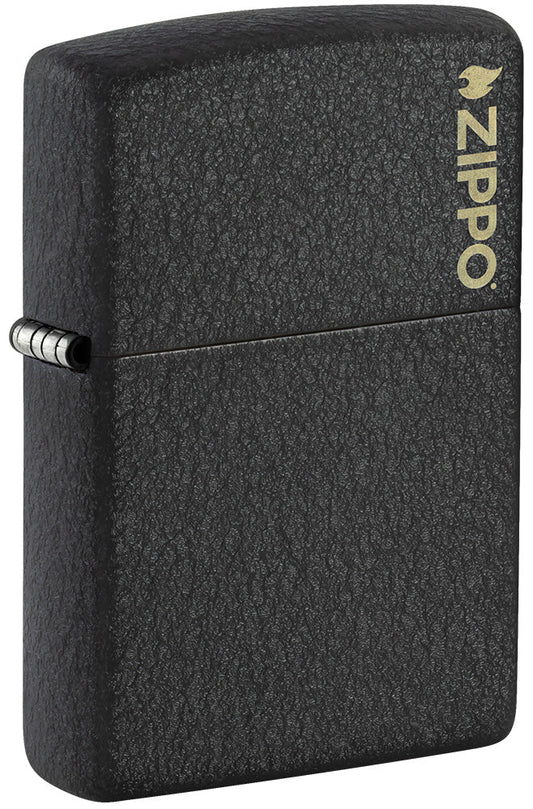 Klassisches Zippo Logo in Black Crackle®