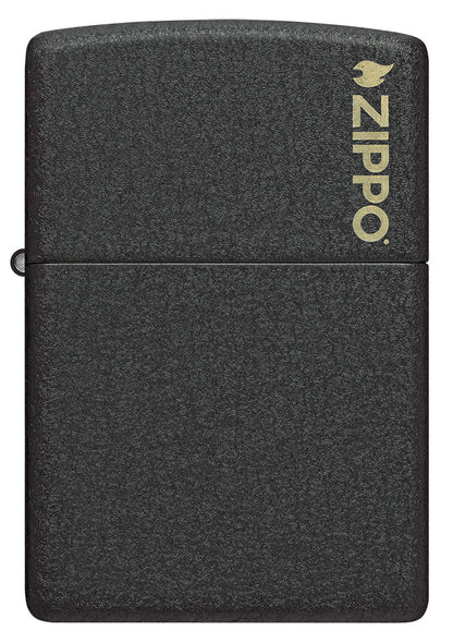 Klassisches Zippo Logo in Black Crackle®