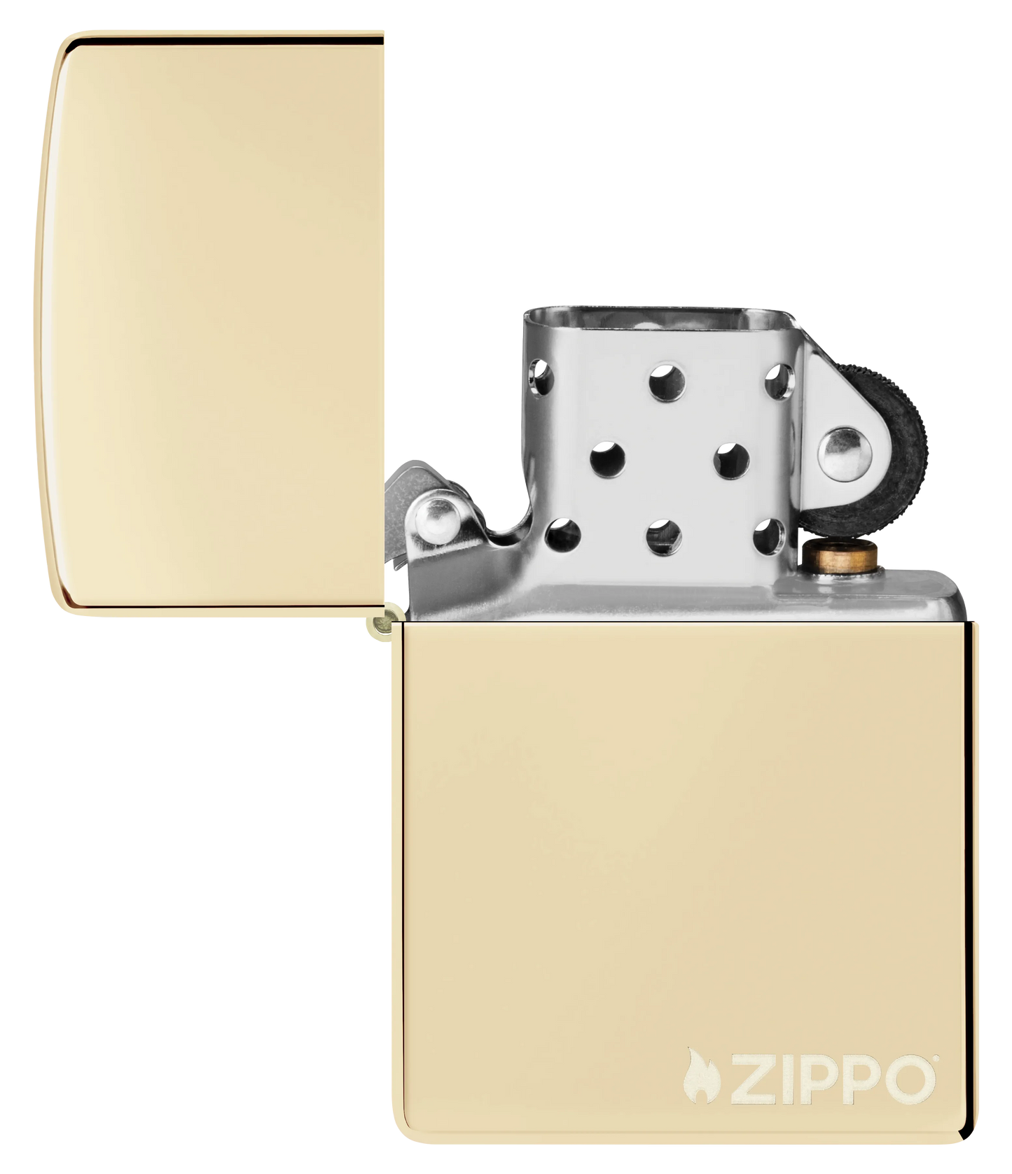 Klassisch champagnerfarben mit Zippo Logo