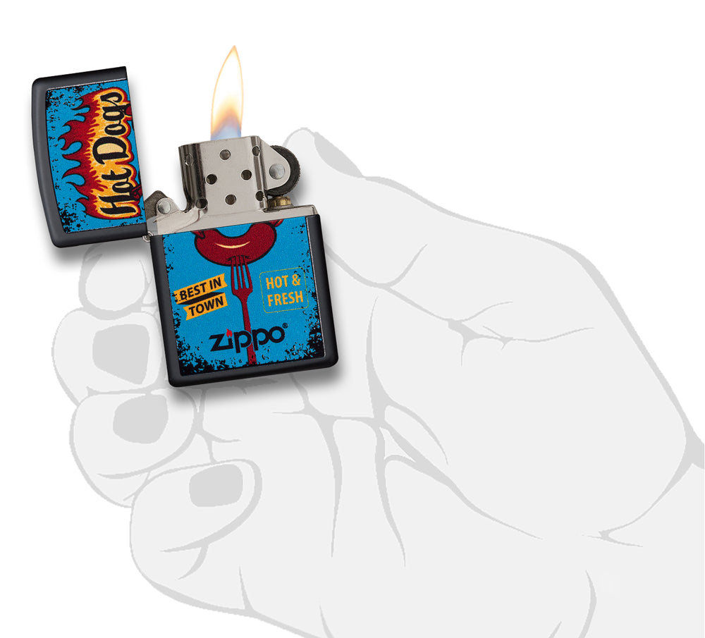 Zippo Hot Dogs Design