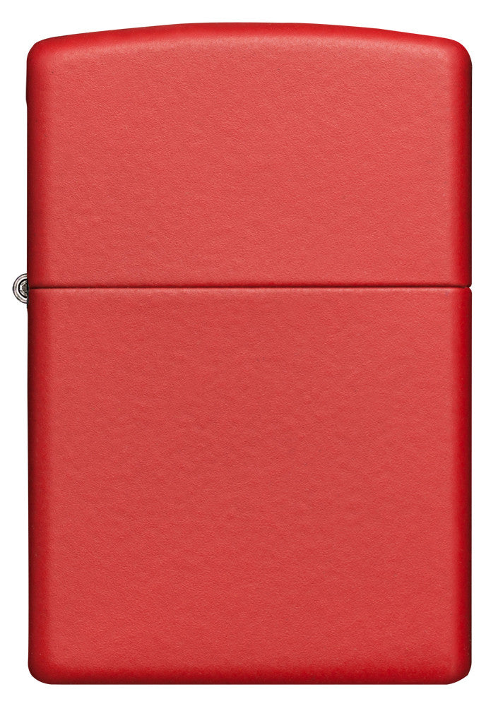 Frontansicht Zippo Feuerzeug Red Matte Basismodell