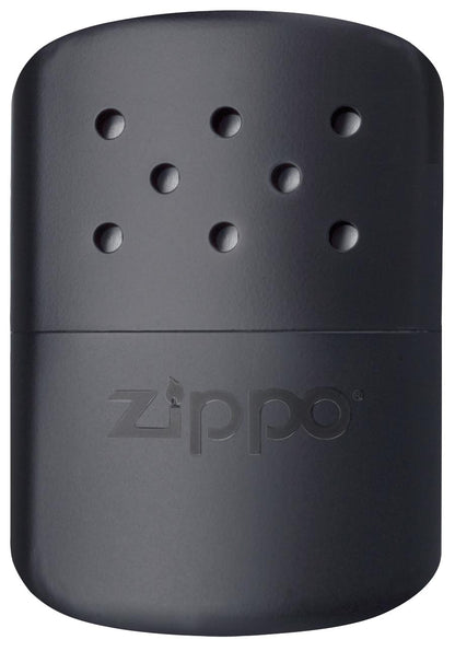 Frontansicht Hand Wärmer Zippo Schwarz